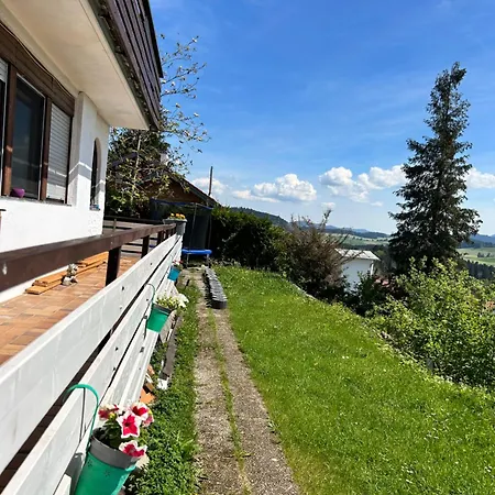 Appart Am Hang Mit Alpenblick Oberreute Exterior photo